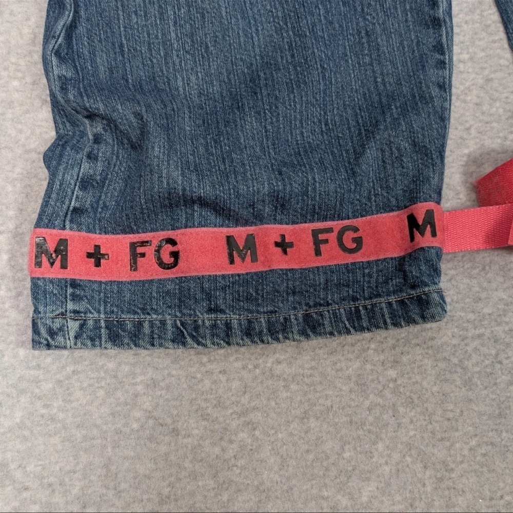 RARE VINTAGE Marithe Francois Girbaud Denim with Pink Tape Straps - Picture 15 of 16